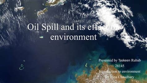 Oil spills prevention