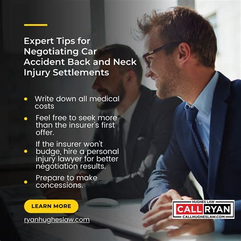 Car Accident Back And Neck Injury Settlements