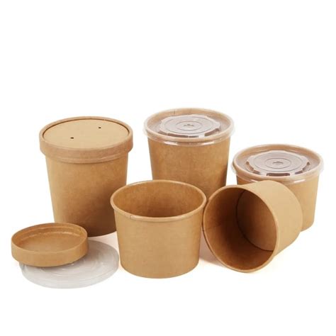 Disposable Fast Food Packaging Take Away Container Biodegradable Paper