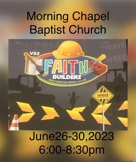 Morning Chapel Baptist Church Vbs 2023 Ksst Radio