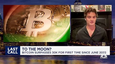 To the moon? Bitcoin surpasses $30K for first time since June 2022