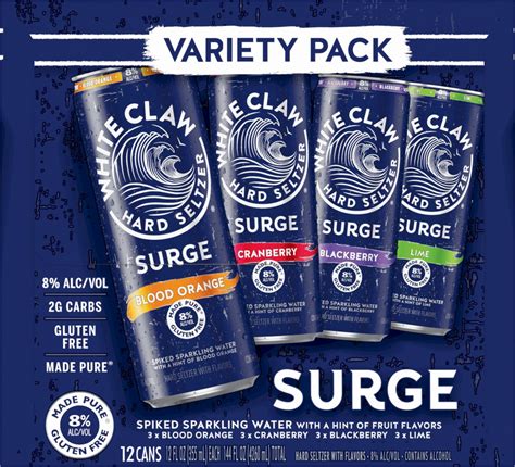 White Claw Surge Variety Pack 12pk 12 Ct 12 Fl Oz Shipt