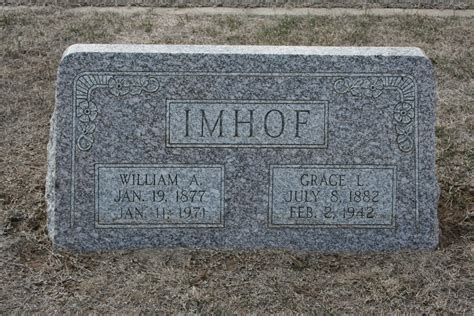 Grace Lucille Gillispie Imhof Find A Grave Memorial