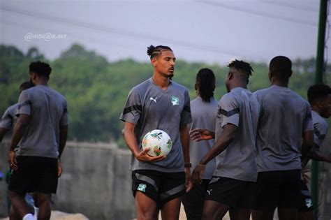 CAN23 Troisième match des Éléphants de Côte dIvoire Sébastien Haller