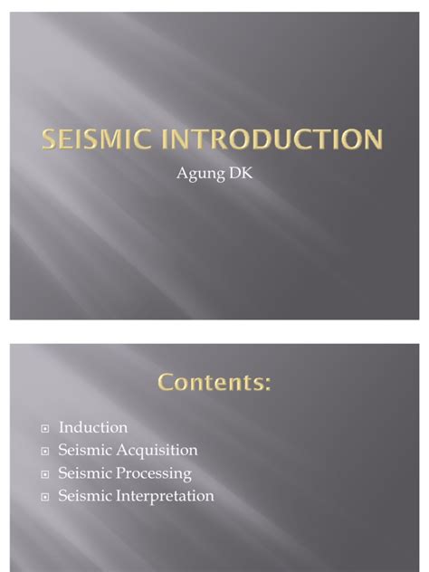 PDF Seismic Introduction Uploaded DOKUMEN TIPS