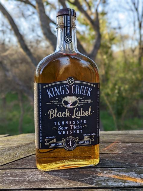 Whiskey Review: King’s Creek Black Label Tennessee Sour Mash Whiskey ...