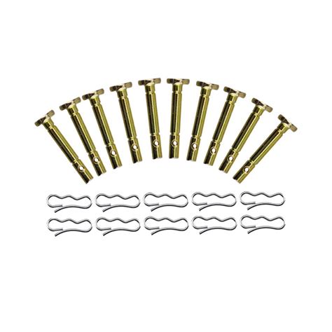 738 04155 Shear Pins 1 4 X 1 3 4 With Clips Compatible