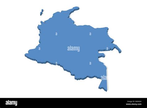 Colombia Map Stock Photo Alamy