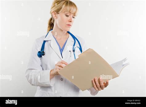 doctor  medical file stock photo alamy