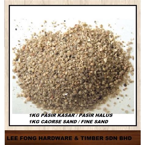 1kg Pasir Kasar Pasir Halus Coarse Sandfine Sand Shopee Malaysia