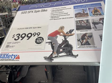 Pro Form 500 Exercise Spin Bike Nex Tech Classifieds