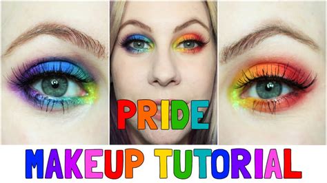 Pride Rainbow Makeup Tutorial Youtube