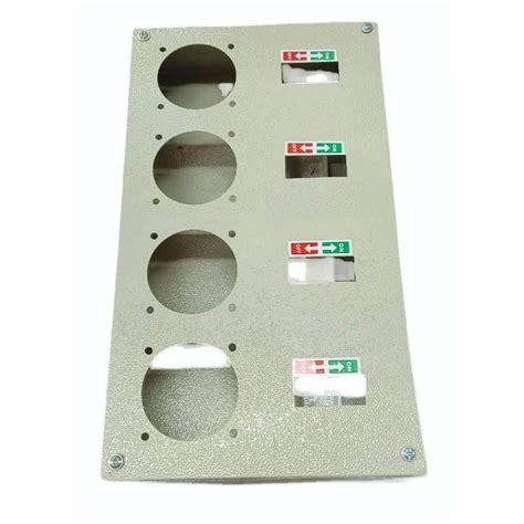 Double Door 4 Way Mild Steel Ac Connection Mcb Distribution Box Tpn At