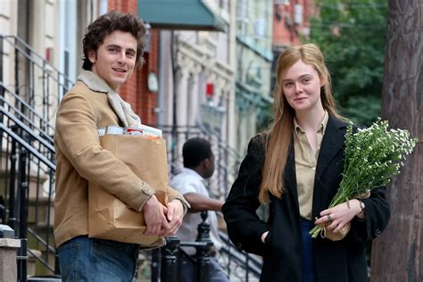 Timothee Chalamet Elle Fanning Reenact ‘holding Space Meme Watch