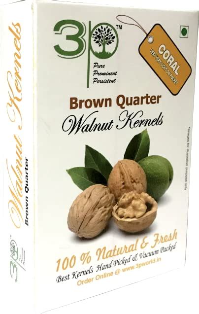 P Kashmiri Organic Walnut Kernels Without Shell Natural Akhrot Giri