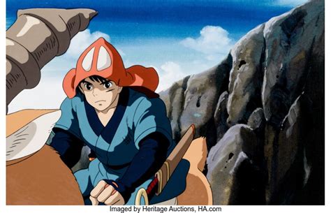 Princess Mononoke Ashitaka And Yakul Production Cel Studio Ghibli 1997