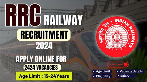 RRC Railway Recruitment 2024 Without Exam Selection Check Last Date