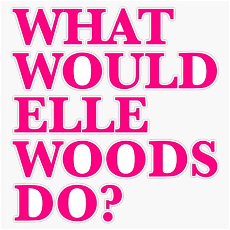 Amazon Elle Woods Legally Blonde Sticker Bumper Sticker Vinyl