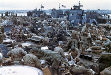 Color Photographs of D-Day and The Normandy Invasion in 1944 ~ vintage ...