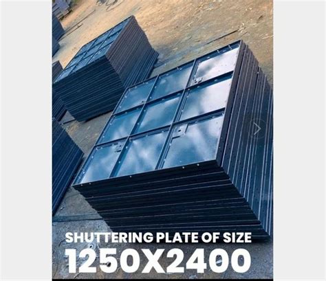 10mm Mild Steel Shuttering Plate Dimension 1250 X 2400 Mm At Rs 70 Kg