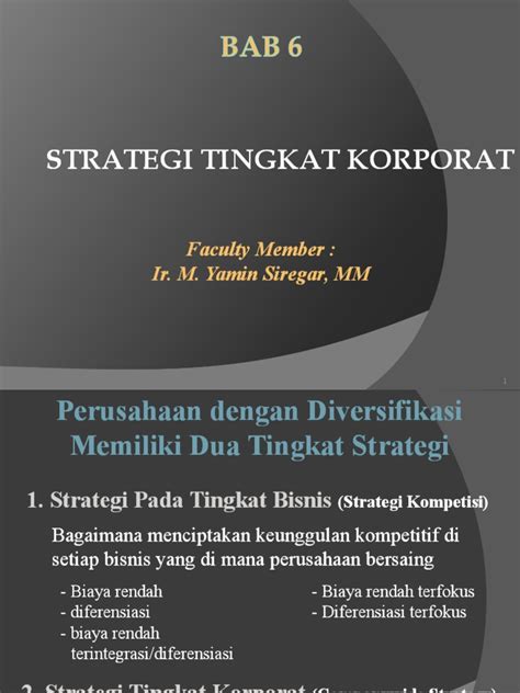 Strategi Tingkat Korporat Pdf