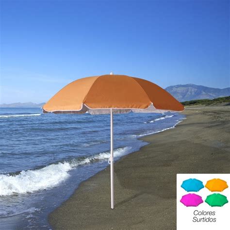 Sombrilla Playa Proteccion UV Aluminio 200 Cm PAPILLON