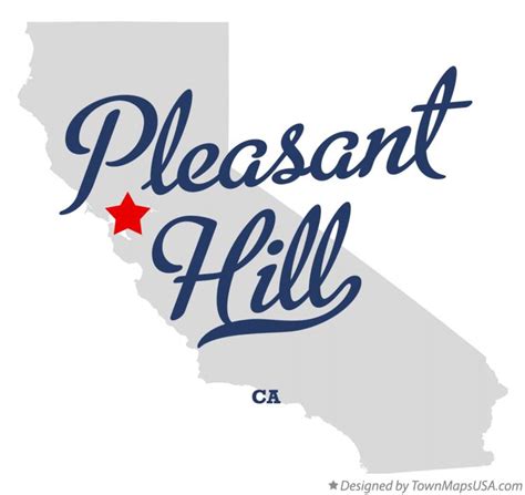 Map of Pleasant Hill, CA, California