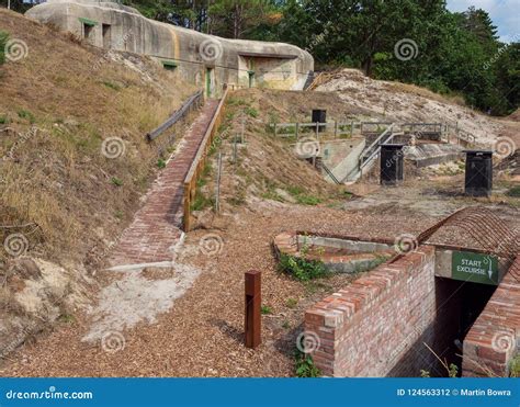 Remains of a German World War 2 Bunker in the Netherlands Stock Photo ...