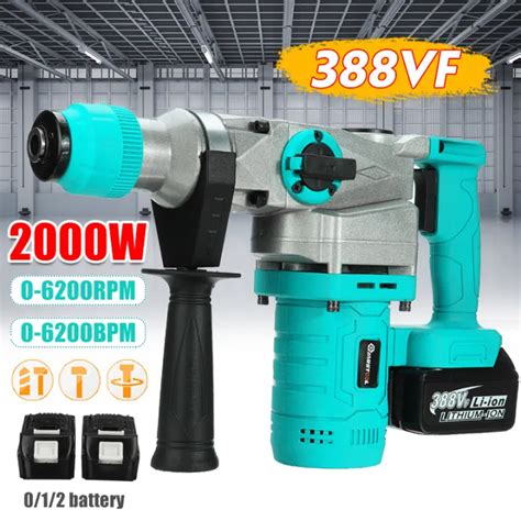 Mustool 388vf Multifunctional Brushless Heavy Duty Electric Hammer Electric Pick Dual Purpose