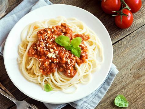 Spaghetti Bolognese Spaghetti Bolognese Einfache Gerichte Richtig Hot