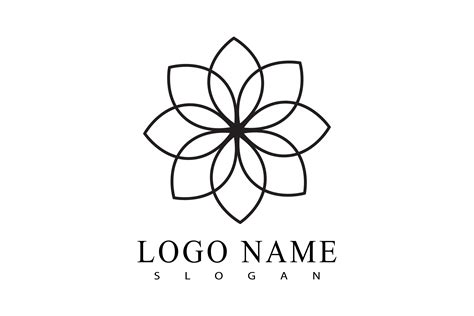 Flower Logo Vector Design Graphic by Redgraphic · Creative Fabrica