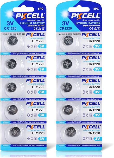 CR1220 ECR1220 DL1220 Pilas De Litio Para Reloj 3 V Amazon Es