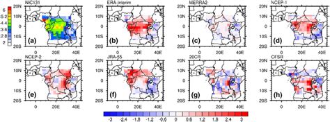 Spatial Distribution Of Climatological Annual Rainfall Mm Day Over