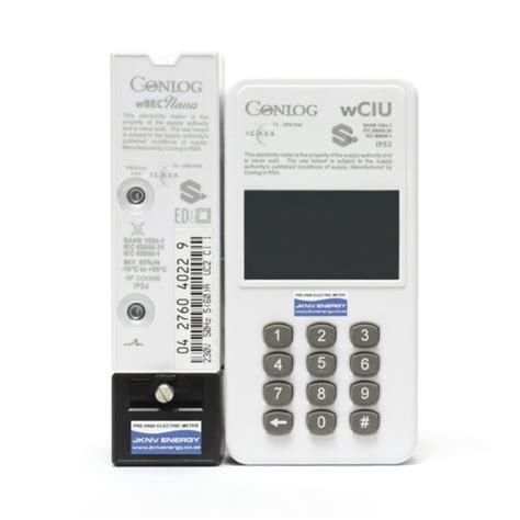 Conlog WBEC Nano Wireless Prepaid Meter JKNV Energy