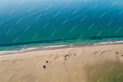 Premium Photo | Beautiful beach background with sand and waves