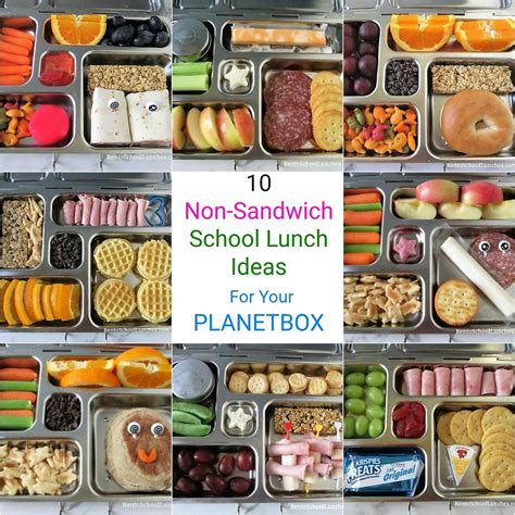 10 Non-Sandwich School Lunch Ideas In Planetbox | Kids lunch, Non