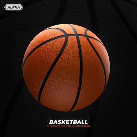 Premium Psd Basketball 3d Render