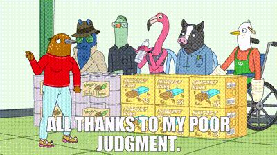 YARN All Thanks To My Poor Judgment Tuca Bertie S E The Sex Bugs Video Gifs