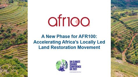 A New Phase For Afr100 Accelerating Africas Locally Led Land