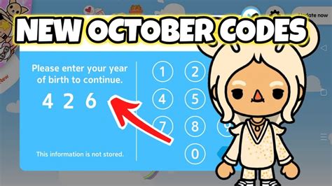 Free October Codes Unlock All House Toca Boca Youtube