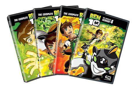 Ben 10 Classic Complete Tv Series Cartoon Network Seasons 1 2 3 4 Dvd