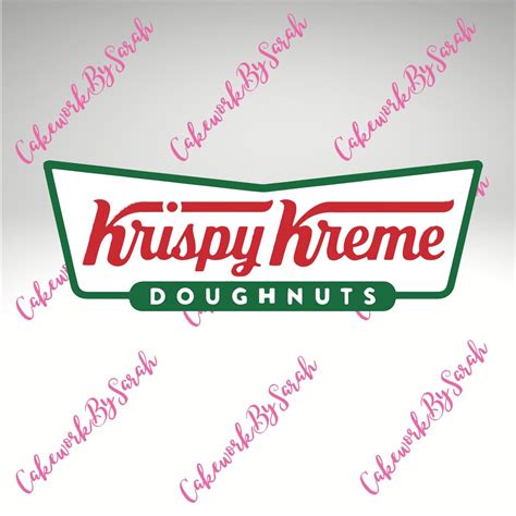 Krispy Kreme Doughnuts Logo Clipart Svg Png  Digital Download Etsy