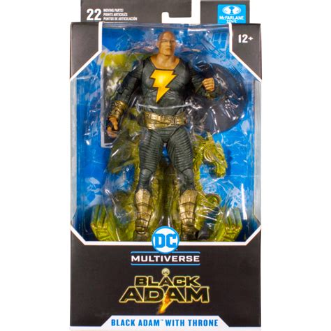 Black Adam 2022 Black Adam With Throne Dc Multiverse 7” Scale