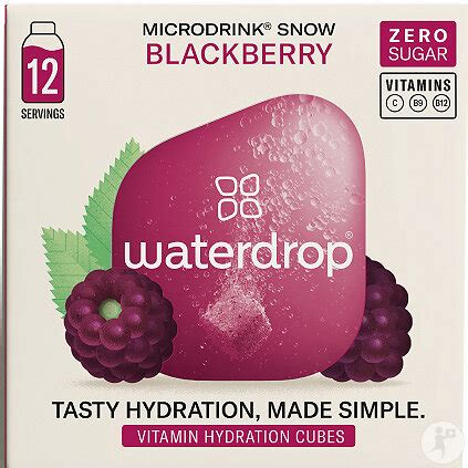 Waterdrop Microdrink Blackberry Cubes D Hydratation Vitamin S Pi Ces