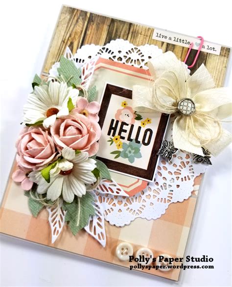 Really Reasonable Ribbon Blog: Hello Greeting Card