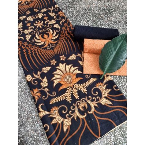 Jual Hmt Kain Batik Printing Motif Mahkota Ratu Pola Bahan Baju Batik