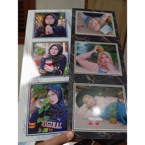 jual cetak foto mdf susun tiga ukuran  cm foto mdf  foto