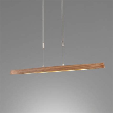 Fischer Honsel Shine Wood Led Pendant Light With Dimmer And Cct