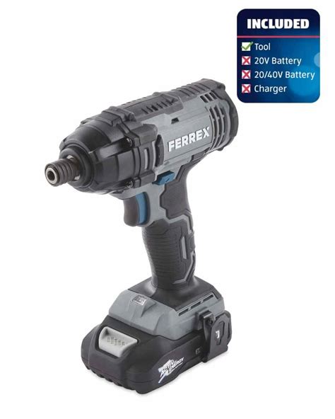 Ferrex V Li Ion Cordless Impact Driver Bare Unit Nm Bpm