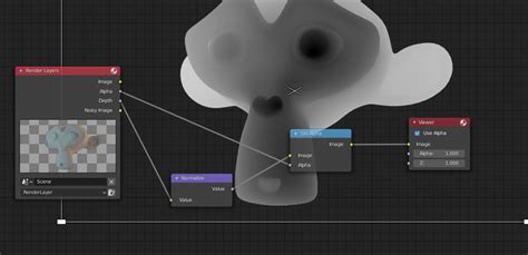 Rendering How To Render Depth Pass With Alpha Channel Transparency In